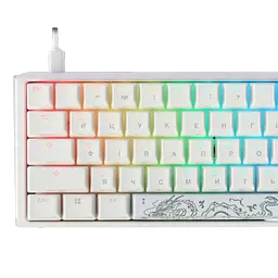 Клавіатура Ducky One 3 SF Cherry MX Red UA RGB White (DKON2167ST-RUAPXPWWWSC1) - мініатюра 3