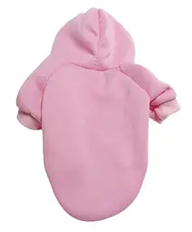 Худі для собак та котів EcoToys Pink M рожеве A: 26 см B: 34 см C: 26 см 7064 - мініатюра 2