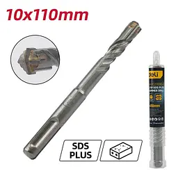 Бур X-Tip Sds Plus 10 x 110 мм Deli EDH-YCZ11010-E1 - мініатюра 2