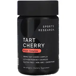 Екстракт кислої вишні Sport Research Tart Cherry 800 мг 60 м'яких капсул