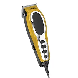 Moser Машинка для стрижки Wahl Close Cut Pro Clipper, від мережі, вібраційний мотор, насадок-6, кейс, сталь, жовтий - мініатюра 2