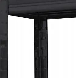 Стелаж LEOBRO Premium Black 180 х 90 х 30 см, 175кг/полиця, 5 полиць (LB-R114) - мініатюра 4