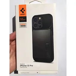 Оригінальний протиударний чохол Spigen Slim Armor для Apple Iphone 13 Pro (6.1") Gunmetal ACS03303 - мініатюра 10