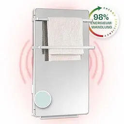 Інфрачервоний обігрівач для ванної кімнати Klarstein Hot Spot Crystal Flow LED (10035036)