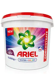 Пральний порошок Ariel Whites + Colors Concentrate + Lenor (10,5 кг / 165 прань)