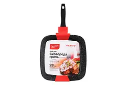 Сковорода Ardesto гриль Gemini Gussola 28см алюміній чорний kuh0014456 - мініатюра 3