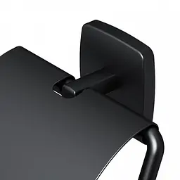 Тримач туалетного паперу з кришкою AM.PM Gem black A90341422 Чорний матовий - мініатюра 6