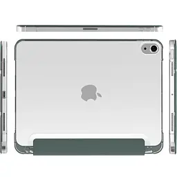 Чохол-книжка BeCover Soft Edge з кріпленням Apple Pencil для Apple iPad Air 11" M2/M3 2024/2025 Dark Green (711426) - мініатюра 3