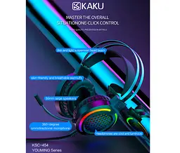 Ігрові навушники iKAKU KSC454 YOUMING RGB - мініатюра 6