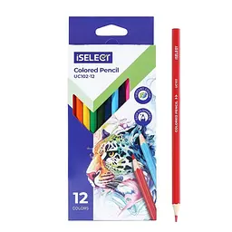Олiвцi кольорові Deli UC102-12 iSelect 12 кольорів