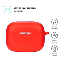 Чохол для навушників Armorstandart Hang Case для JBL Tune 235 NC Red (ARM80437) - мініатюра 2