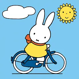 Картина за номерами Santi Miffy. Bunny on bicycle 25х25 см (955659)