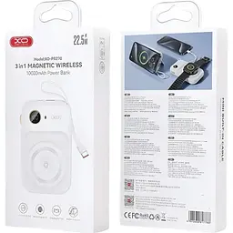 Зовнішній акумулятор XO PR270 10000mAh 22.5W White (714808) [172650] - мініатюра 5