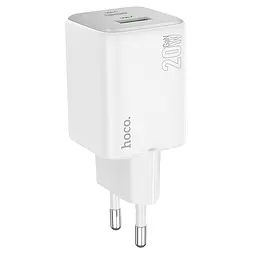 МЗП Hoco N41 Almighty PD20W+QC3.0 (1USB-A/1C) White - мініатюра 2