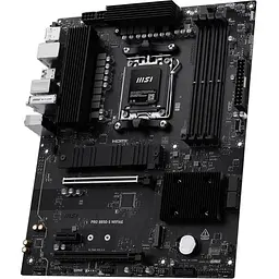 Материнська плата MSI AM5 PRO B850-S WIFI6E, B850, 4xDDR5, Int.Video (CPU), 4xSATA3, 2xM.2, 2xPCI-E 4.0 x16, 1xPCI-E 3.0 x1, ALC897, Realtek 8125 2.5G, WiFi 6E, Bluetooth 5.3, 11xUSB 3.2 / 4xUSB 2.0, HDMI/DP, ATX - мініатюра 2
