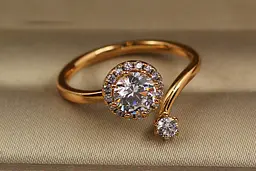 Кільце Xuping Jewelry Сузір"я розсувне 16 і більше золотисте