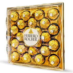 Шоколадні цукерки Ferrero Rocher Diamond (Діамант) 300г (24шт) у подарунковій коробці