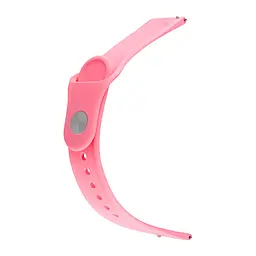Ремінець Silicone 20 мм Watch Active/Galaxy S4 42 мм/Gear S2/Xiaomi Amazfit Світло-рожевий - мініатюра 2