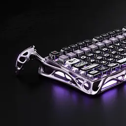 Клавіатура GravaStar Mercury V75 Pro 80keys Gateron Jade Gaming 8K USB-A RGB Iron Purple (GSV75PRO_PL) - мініатюра 12