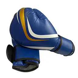 Рукавички боксерські Fight Gear Team Club NE-BOX-BF-12-BL, 12 oz, сині - мініатюра 4
