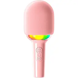 Мікрофон з караоке DK PlaySound Pink [177117]