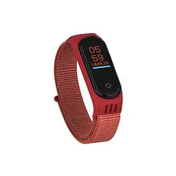 Ремінець Nylon Mi Band 5 Red (14)
