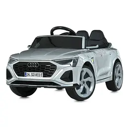 Машина M 5899EBLRS-11 2.4G радіокер. 1*12V9AH 2*35W, MP3, USB, BT, TF, EVA, муз., світло, шкіра, фарб.сірий
