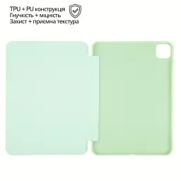 Чохол до планшета BeCover Tri Fold Soft TPU Silicone Apple iPad Air 13" M4 2026 Light Green (715331) - мініатюра 5