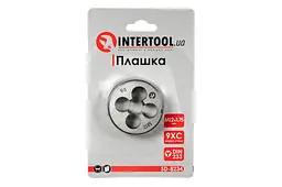 Плашка ручна кругла метрична Intertool M12 х 1.75 - мініатюра 3