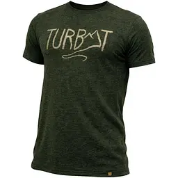 Футболка чоловіча Turbat Magic Logo SS Mens S Темно-зелений