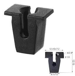 Кліпса під саморіз Volkswagen, Audi, Seat, Skoda (811807577C, A0019884681, 57115, 14740) (C0952)