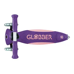 Самокат Globber Elite Lights колеса з підсвіткою 50 кг фіолетово-рожевий (439-603-3) - мініатюра 6