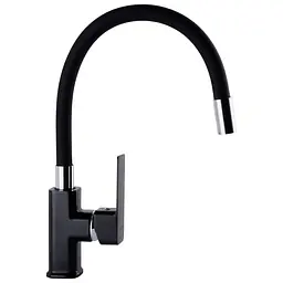 Змішувач для кухні Domino Malibu DMM-203 LR-Black-Black Чорний - мініатюра 3