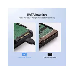 Кабель для передачі даних SATA 3 Data Cable 0.5m US217 Black Ugreen (30796) - мініатюра 7