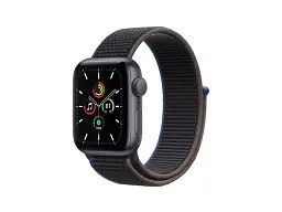 Смарт-годинник Apple Watch SE GPS 40mm Space Gray Aluminum Case with Charcoal Sport Loop (MYE02)