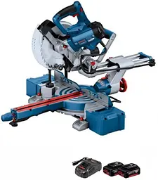 Торцювальна пила Bosch GCM 305-216 D Professional, 2 акб GBA 18V 5.0 Ah, з/п GAL 1880 CV
