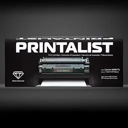 Картридж тон. PRINTALIST для Canon MF752Cdw/MF754Cdw/LBP673Cdw аналог Canon 069 Black ( 2100 ст.) (Canon-069B-PL) - мініатюра 4
