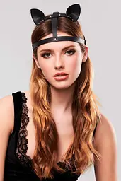 Маска Bijoux Indiscrets MAZE Cat Ears Headpiece Black кішечки
