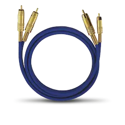Межблочный кабель 2RCA-2RCA Oehlbach NF 1 Master 100 1 м - мініатюра 2