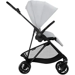 Коляска Cybex Melio Carbon Fog Grey з бампером (525000043) - мініатюра 3