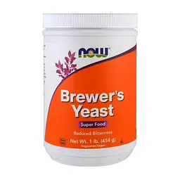 Травы Now Foods Пивные Дрожжи в Порошке, Brewer's Yeast, Now Food, 454гр, (NOW-02420)