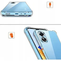 Панель BeCover Anti-Shock для Oppo A17 Clear (708894) - мініатюра 2