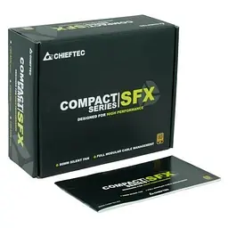 Блок живлення Chieftec Compact 450W 80+ Gold (CSN-450C) Black - мініатюра 3