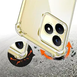 Чохол до мобільного телефона BeCover Anti-Shock Realme Note 50 Clear (711173) - мініатюра 5