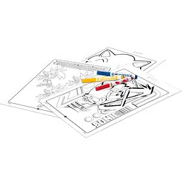 Розмальовка Crayola Sonic 32 сторінки та 7 фломастерів - мініатюра 2