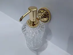 Дозатор для рідкого мила Kugu Swan 414G, Золотий
