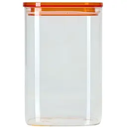 Ємність для зберігання MBM HOME 1.3 л прозора (KP-145 L T/ORANGE)