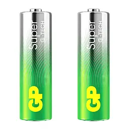 Батарейки GP SUPER ALKALINE 1.5V 15A21-S2 Лужні LR6 AA 2 шт.