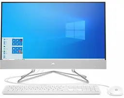 ПК-моноблок HP All-in-One 23.8FHD IPS AG/Intel i5-10400T/8/1000/NVD330/kbm/DOS/White (158K3EA)