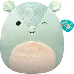 М'яка іграшка Squishmallows Броненосець Арілла 40 см сіра (SQCR07048) - мініатюра 7